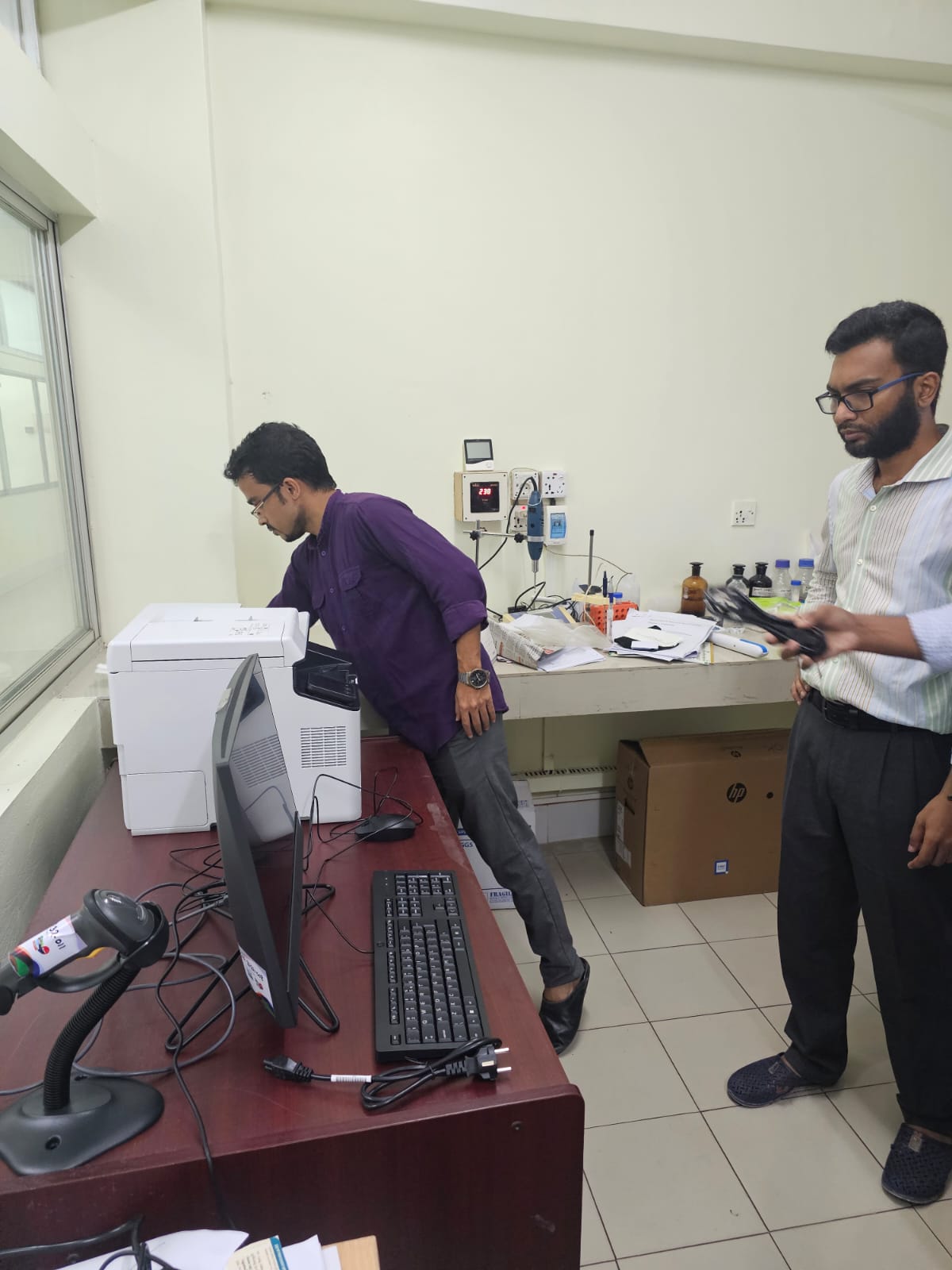 BTF Installed LIMS hardware/device at PRTC Laboratories